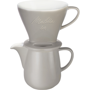 Melitta® Classic Edition: Set aus Kaffeefilter & Porzellankanne 