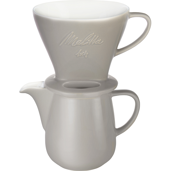 Melitta® Classic Edition: Set aus Kaffeefilter & Porzellankanne 