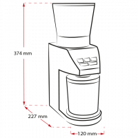 Melitta - Coffee Grinder Calibra® (with integrated scale)